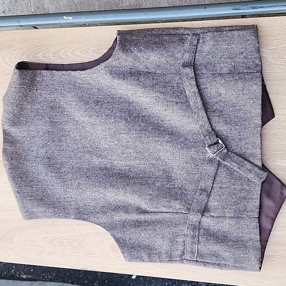 Born To Love Brown Button-Up Vest Size 6T - Picture 3 of 7